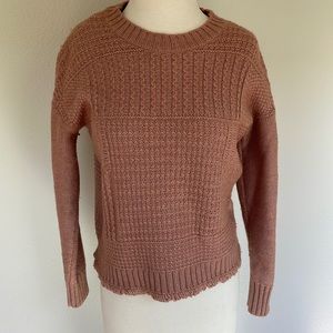 Madewell Pink Sweater XS